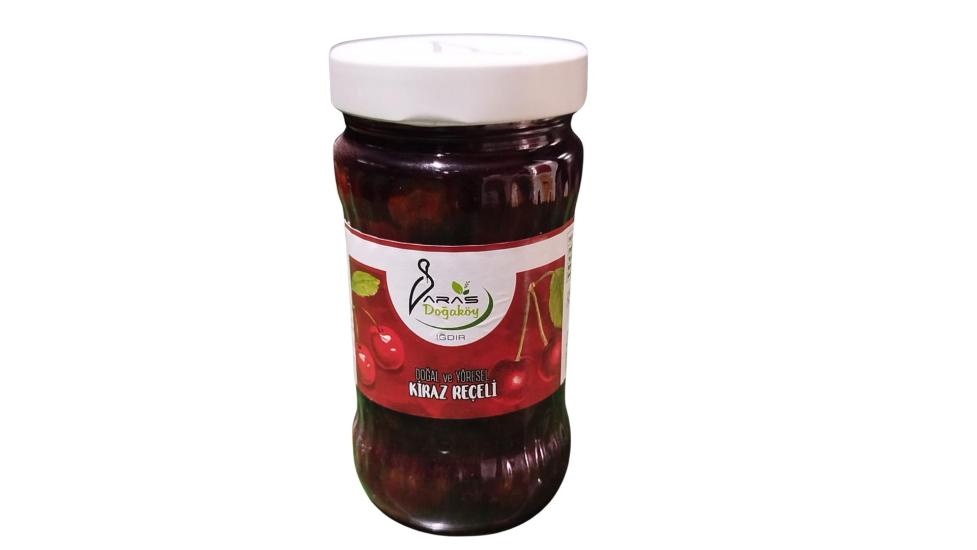 ARAS DOĞAL VE YÖRESEL  KİRAZ REÇELİ  - 380 GR