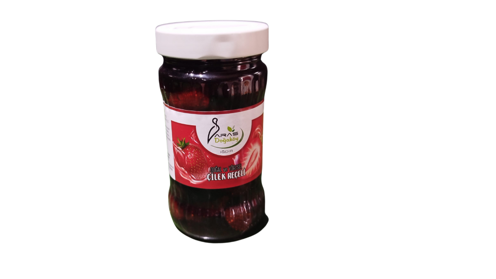 ARAS DOĞAL VE YÖRESEL ÇİLEK REÇELİ - 380 GR